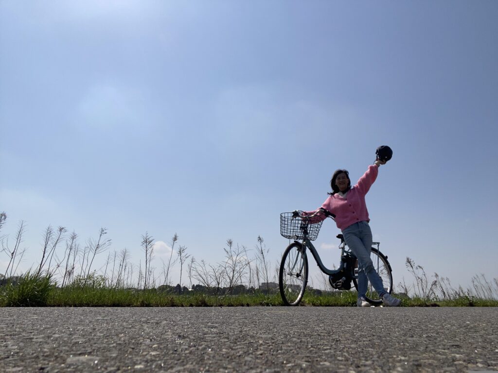 日本千葉縣佐倉市自行車道